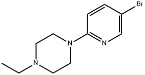 1-(5-브로모-2-피리디닐)-4-에틸피페라진 구조식 이미지
