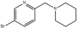 5-BROMO-2-PIPERIDIN-1-YLMETHYL-PYRIDINE 구조식 이미지