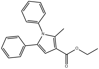에틸2-메틸-1,5-디페닐피롤-3-카르복실레이트 구조식 이미지