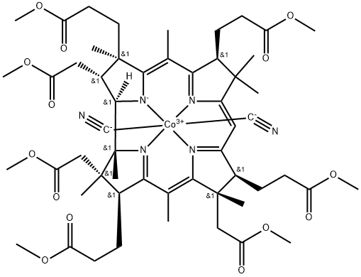 DICYANOCOBYRINIC ACID HEPTAMETHYL ESTER Structure