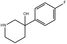 3-(4-FLUOROPHENYL)-3-PIPERIDINOL Structure