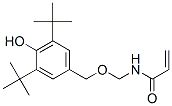 N-(3,5-디-t-부틸-4-히드록시벤질옥시메틸)아크릴아미드 구조식 이미지