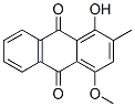 1-Hydroxy-4-methoxy-2-methyl-9,10-anthracenedione Structure