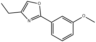 Oxazole, 4-ethyl-2-(3-methoxyphenyl)- (9CI) Structure