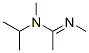 에탄이미드아미드,N,N-디메틸-N-(1-메틸에틸)-,(1E)-(9CI) 구조식 이미지