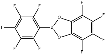 1,3,2-벤조디옥사보롤,4,5,6,7-테트라플루오로-2-(펜타플루오로페닐)- 구조식 이미지