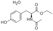 Ethyl N-acetyl-L-tyrosinate hydrate Structure