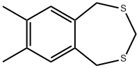 1,5-dihydro-7,8-dimethylbenzo-2,4-dithiepin Structure