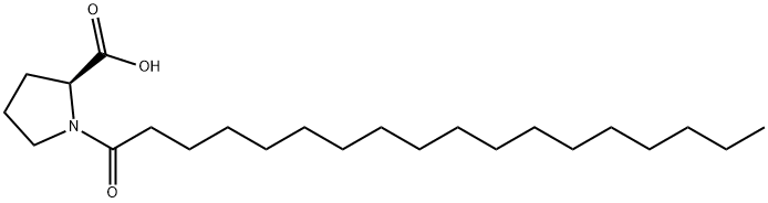 1-(1-oxooctadecyl)-L-proline Structure