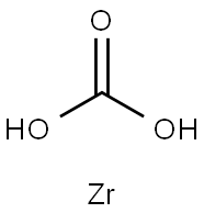 Zirconium dicarbonate 구조식 이미지