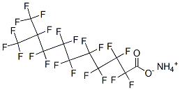 ammonium octadecafluoro-9-(trifluoromethyl)decanoate  Structure