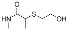 2-[(2-hydroxyethyl)thio]-N-methylpropionamide Structure