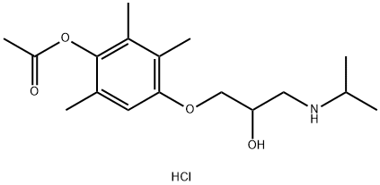 MetipranololHydrochloride 구조식 이미지