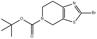 tert-butyl 2-bromo-6,7-dihydrothiazolo[5,4-c]pyridine-5(4H)-carboxylate 구조식 이미지