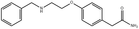 4-(BENZYLAMINOETHOXY)-PHENYLACETAMIDE Structure