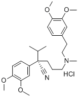 S(?)-Verapamil hydrochloride hydrate структурированное изображение
