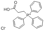 (2-CARBOXYETHYL)TRIPHENYLPHOSPHONIUM CHLORIDE Structure