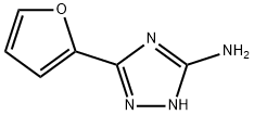 1H-1,2,4-Triazol-3-amine,5-(2-furanyl)-(9CI) 구조식 이미지