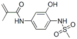 N-[3-hydroxy-4-[(methylsulphonyl)amino]phenyl]methacrylamide Structure