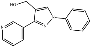 (1-PHENYL-3-(PYRIDIN-3-YL)-1H-PYRAZOL-4-YL)METHANOL Structure