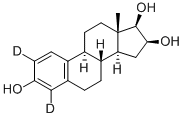 16BETA-HYDROXY-17BETA-ESTRADIOL-2,4-D2 Structure