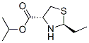 4-Thiazolidinecarboxylicacid,2-ethyl-,1-methylethylester,(2S,4R)-(9CI) Structure