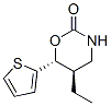 2H-1,3-Oxazin-2-one,5-ethyltetrahydro-6-(2-thienyl)-,(5R,6R)-(9CI) Structure