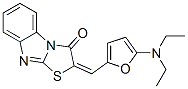 Thiazolo[3,2-a]benzimidazol-3(2H)-one,  2-[[5-(diethylamino)-2-furanyl]methylene]- Structure