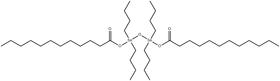 1,1,3,3-TETRABUTYL-1,3-DILAURYLOXYDISTANNOXANE 구조식 이미지