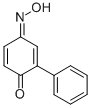 2-페닐-[1,4]벤조퀴논4-옥심 구조식 이미지