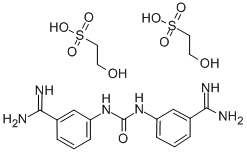 amicarbalide isetionate  Structure
