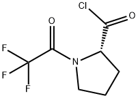 (S)-(-)-N-(TRIFLUOROACETYL)PROLYL CHLORIDE 구조식 이미지