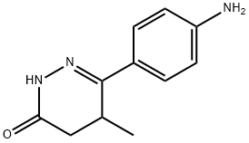 6-(4-Aminophenyl)-4,5-dihydro-5-methyl-3(2H)-pyridazinone 구조식 이미지