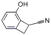 Bicyclo[4.2.0]octa-1,3,5-triene-7-carbonitrile, 5-hydroxy- (9CI) Structure
