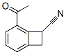 Bicyclo[4.2.0]octa-1,3,5-triene-7-carbonitrile, 5-acetyl- (9CI) Structure