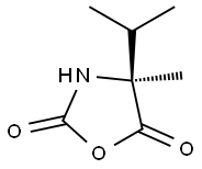 2,5-Oxazolidinedione,4-methyl-4-(1-methylethyl)-,(4S)-(9CI) Structure