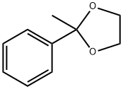 1,3-Dioxolane,2-methyl-2-phenyl-(6CI,7CI,8CI,9CI) 구조식 이미지