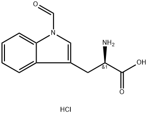 H-D-TRP(FOR)-OH HCL 구조식 이미지