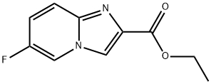 ETHYL 6-FLUORO-IMIDAZO[1,2-A]PYRIDINE-2-CARBOXYLATE Structure