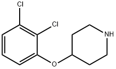 4-(2,3-DICHLOROPHENOXY)PIPERIDINE Structure
