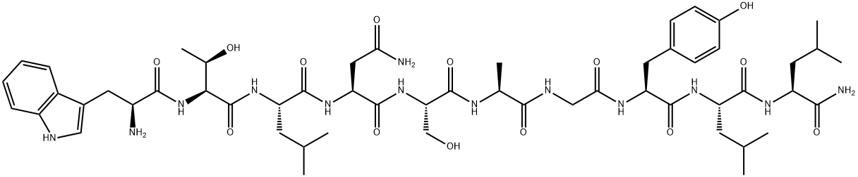 GALANIN (2-11) PORCINE, RAT Structure