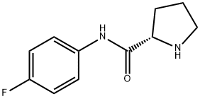 (S)-PYRROLIDINE-2-CARBOXYLIC ACID (4-FLUORO-PHENYL)-AMIDE Structure