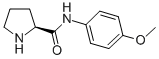 (S)-피롤리딘-2-카르복실산(4-메톡시-페닐)-아미드 구조식 이미지