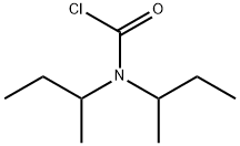 BIS(1-METHYLPROPYL)CARBAMIC CHLORIDE Structure