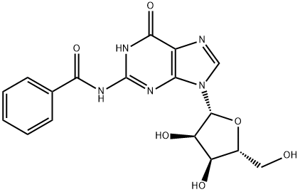 N2-Benzoyl-D-guanosine 구조식 이미지