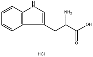 DL-Tryptophan, Monohydrochloride Structure