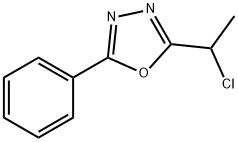 2-(1-클로로에틸)-5-페닐-1,3,4-옥사디아졸 구조식 이미지