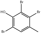 2,3,6-Tribromo-4-methylphenol Structure