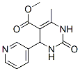 5-Pyrimidinecarboxylicacid,1,2,3,4-tetrahydro-6-methyl-2-oxo-4-(3-pyridinyl)-,methylester(9CI) 구조식 이미지