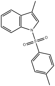 3-methyl-1-p-toluenesulfonyl-1H-indole 구조식 이미지